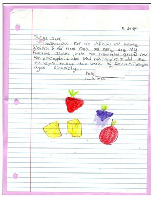 Student Thank You 